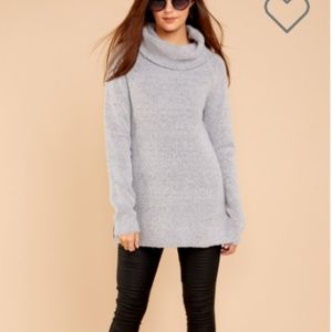 Warm Thoughts Grey Sweater
